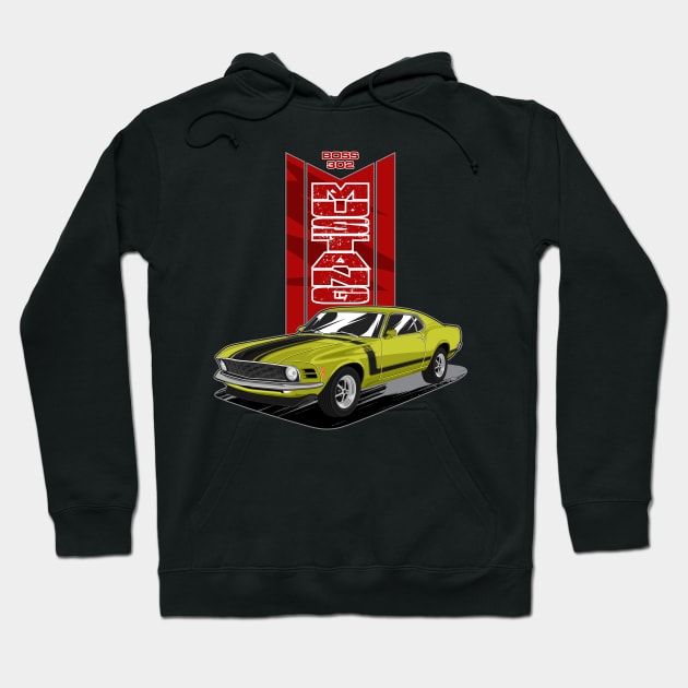 Mustang Boss 302 Hoodie by WINdesign